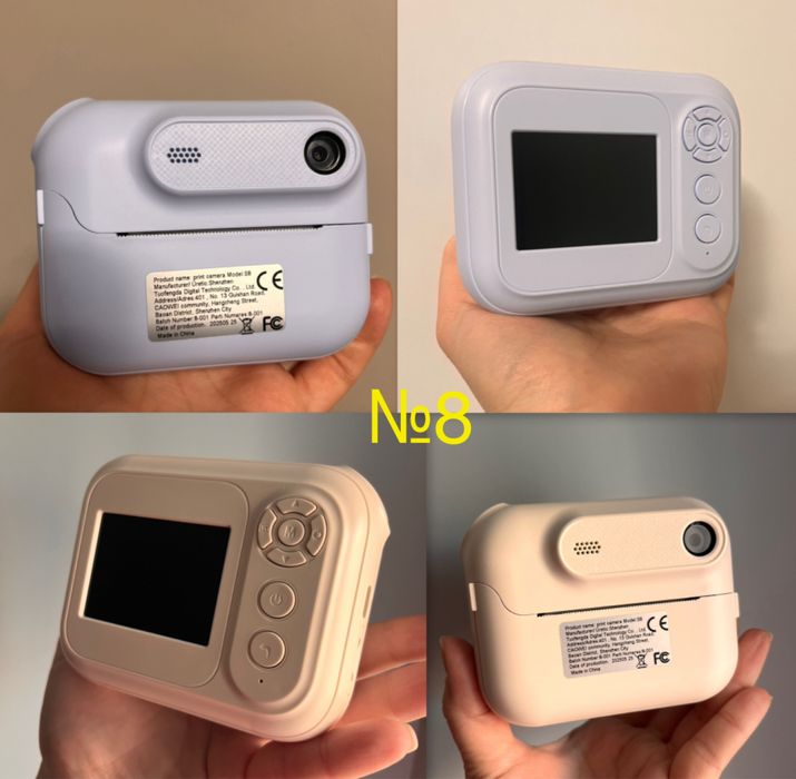 Дитячий фотоапарат з миттєвим друком принтер polaroid