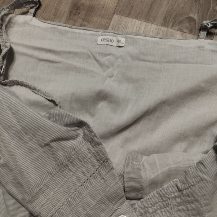Kombinezon letni w stylu Boho na cienkich ramiączkach Oysho rozmiar L