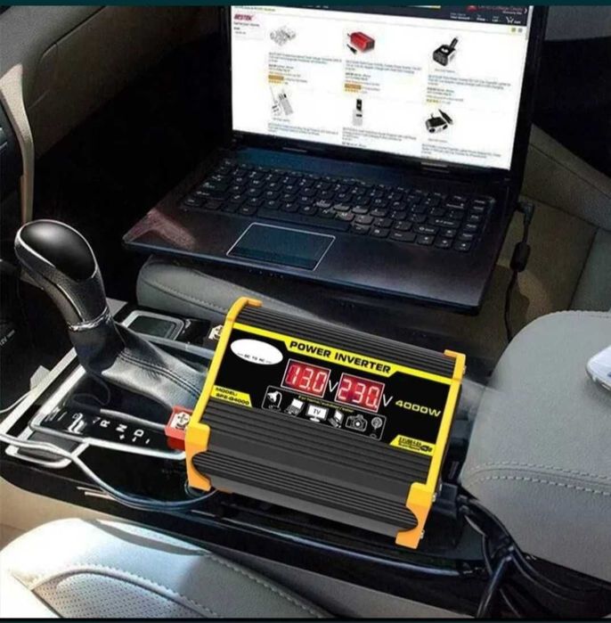 Інвертор 4000w 12v/220v. Чистий синус, перетворювач напруги.