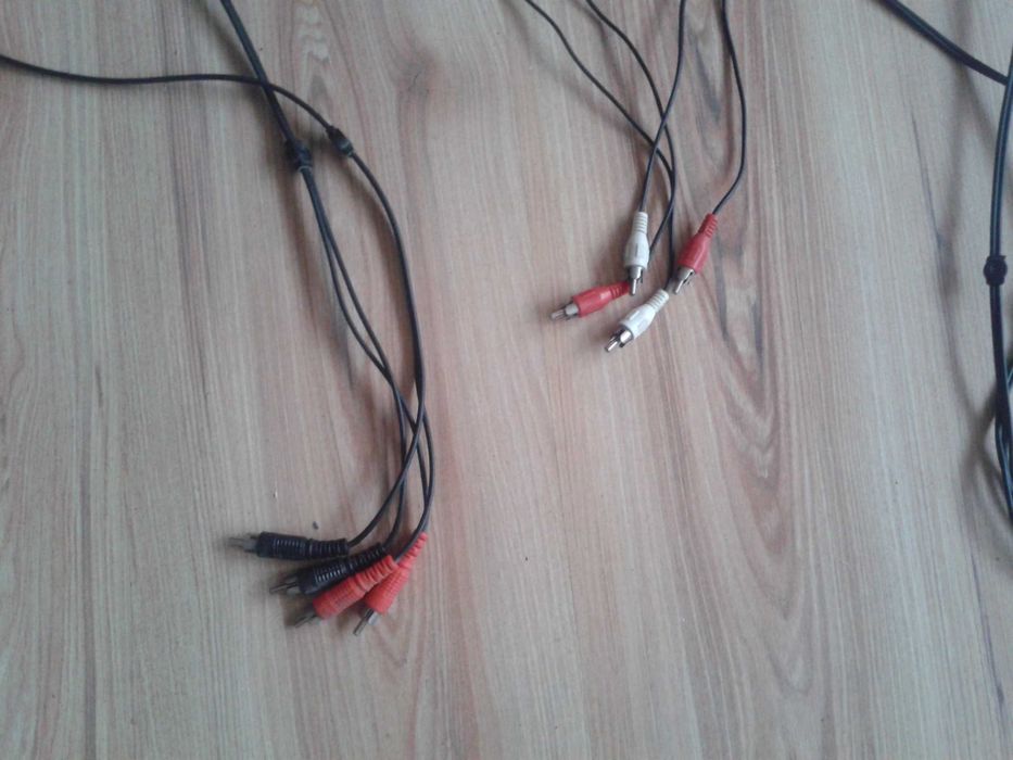 Kabel przewód  chinch 1,5m-2,5m(4szt)