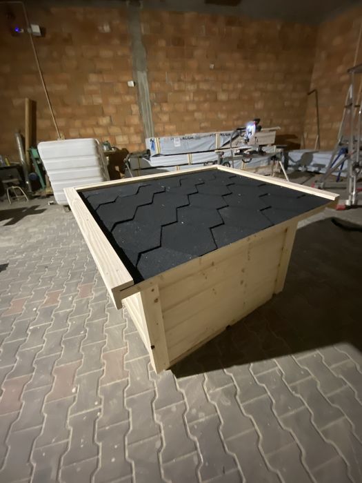 Drewniana buda dla psa- Ocieplona- Producent