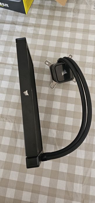 Corsair iCUE H115i RGB Elite Liquid 280mm CPU Water Cooler, Black64284458018434123