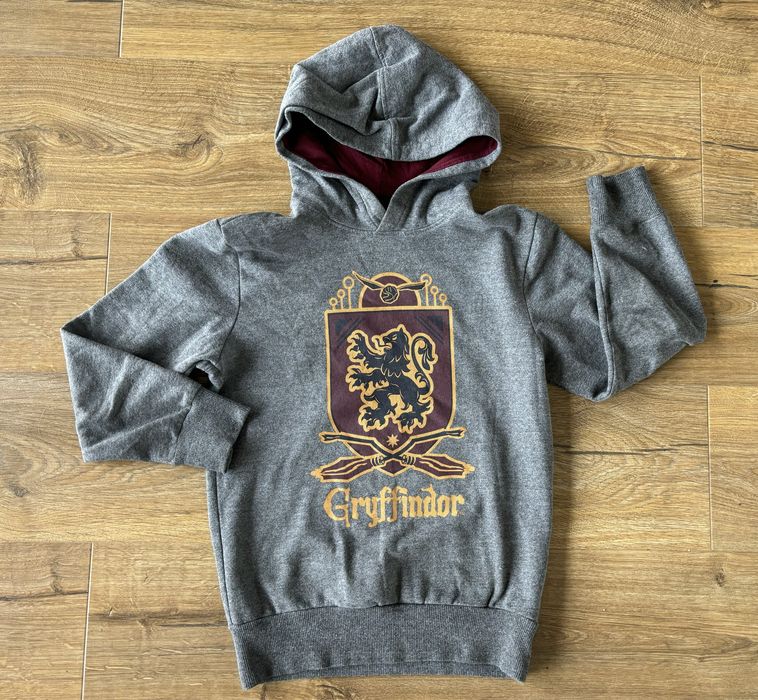 Bluza Harry Potter 134 140 Gryffindor Wizarding World szara zadbana