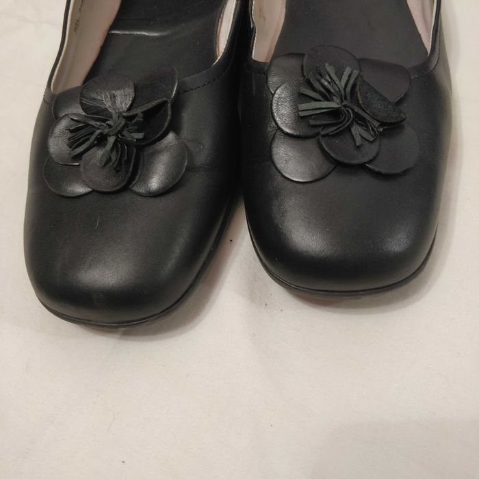 Туфли балетки кожаные Hotter на стопу 25-25,5 см (37)