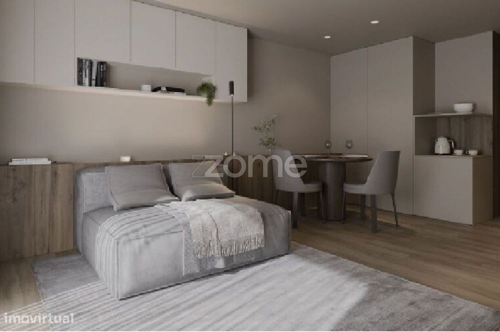 Apartamento T0 Novo em Condomínio Fechado "Acrescentar Residence"
