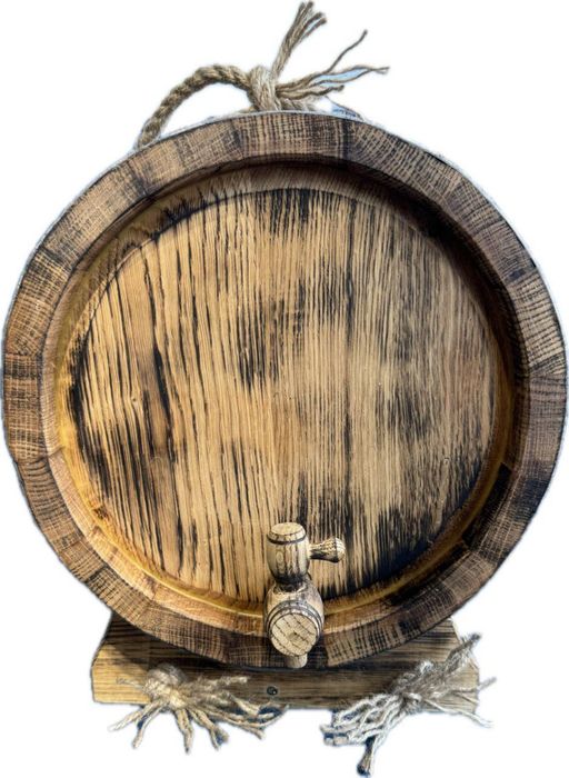 Дубові бочки для самогону, вина, віскі випаленні  діжки катки