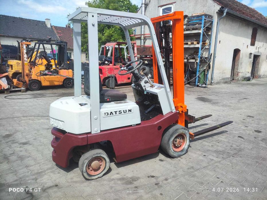 Wózek Widłowy Datsun Nissan SD 02 Diesel 1400 kg udźwigu Mały Zwinny Super Stan Nie Toyota Linde Yale Clark