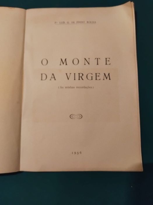 Livro “O Monte da Virgem (As Minhas Recordações”