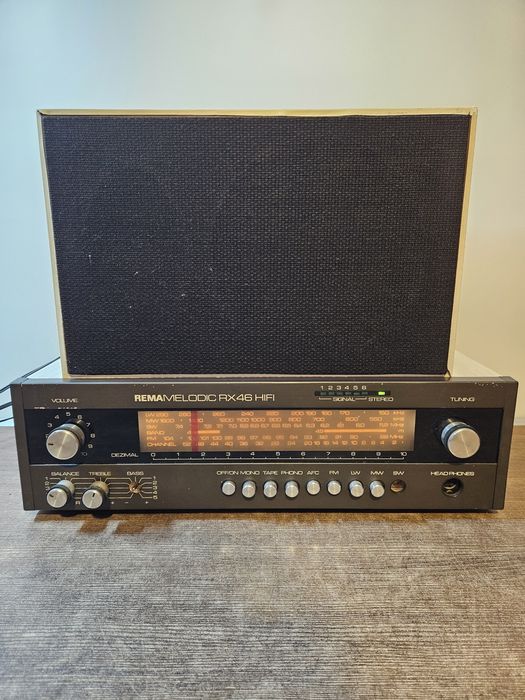 Zabytkowe radio Rema Melodic RX46