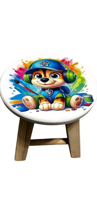 Стілець табурет дитячий дерев'яний ручної роботи розмир 25*25*24.