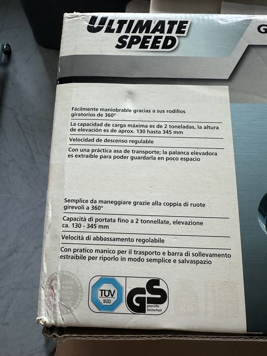 Macaco hidraulico carro com base 360