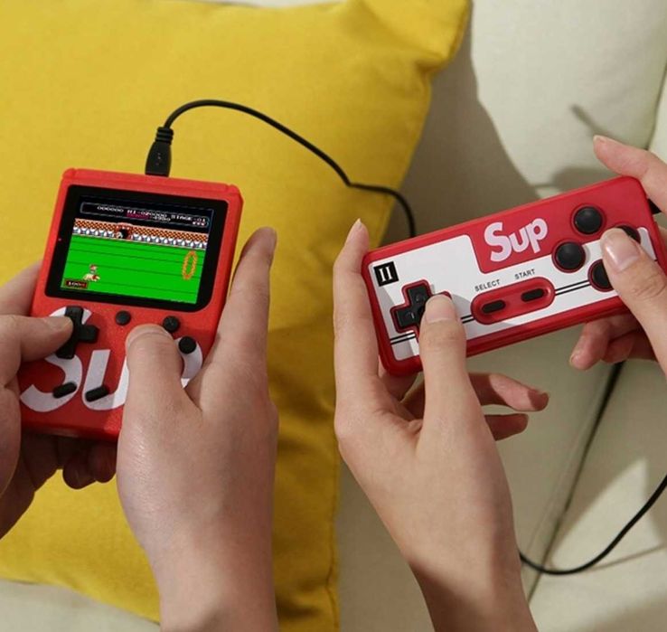 MINI KONSOLA RETRO 400 gier gra telewizyjna + PAD dla drugiego gracza