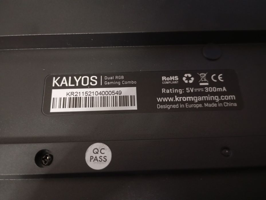 Teclado membrana + rato da Kalyos