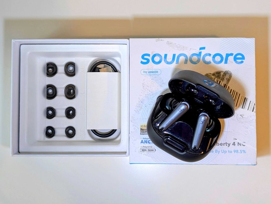Soundcore Liberty 4 NC | ANC 98,5% | LDAC | GWARANCJA | Stan Idealny