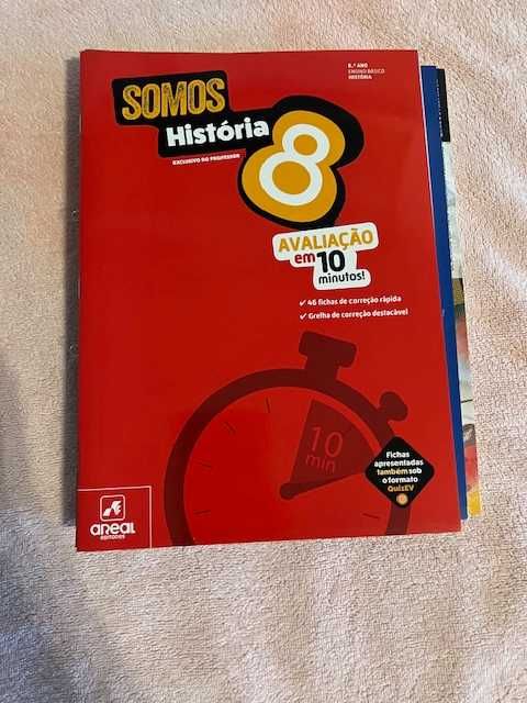 "Somos História 8" - História - 8º ano – NOVO - PROJECTO PROFESSOR