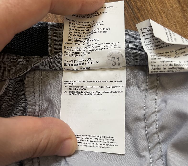 Штани брюки hugo boss slim 35