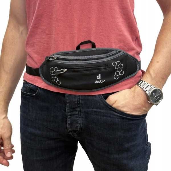 Deuter nerka saszetka Neo Belt na dokumenty pieniądze czarna