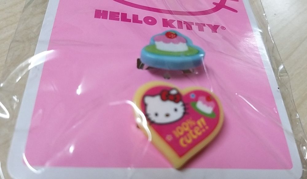 2 aneis ajustáveis Hello Kitty.