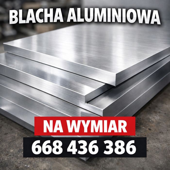 Blacha Aluminiowa cięta i gięta na wymiar wysyłka cała Polska