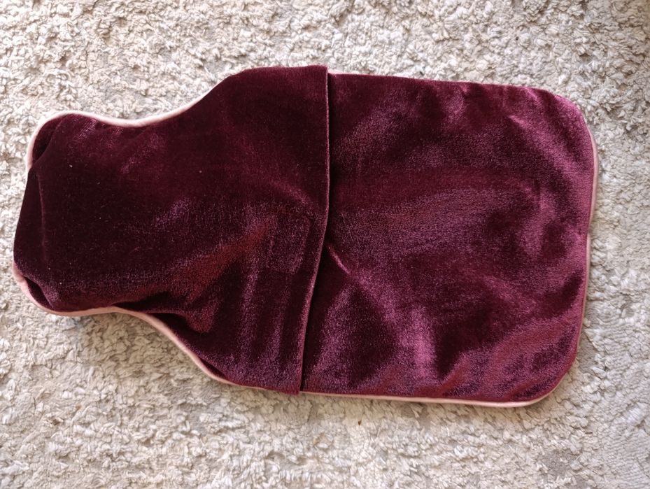 Грілка з велюровим чохлом