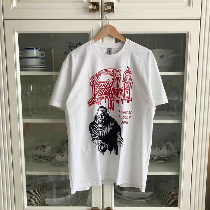 Футболка / мерч Death (біла) - S , M , L , XL ,XXL