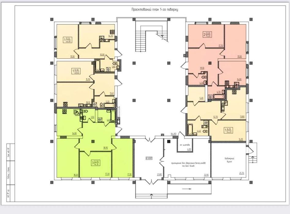 1-room apartment apartment by the address st. Nadrichna (area 53 m²) - Atlanta.ua - photo 6