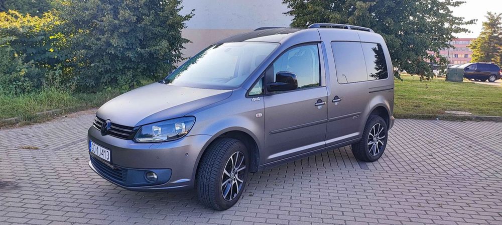 Volkswagen Caddy Stan b.dobry, Automat 4x4, kamera cofania, Hak, rej. jazdy