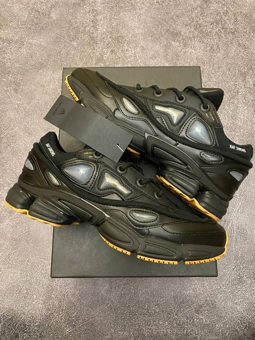 Кросівки Adidas x Raf Simons Osweego Black Brown, рафы, рафи, drill