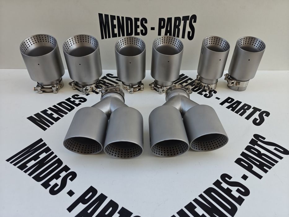 Ponteiras style akrapovic inox