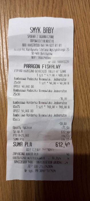 Łóżeczko dziecięce