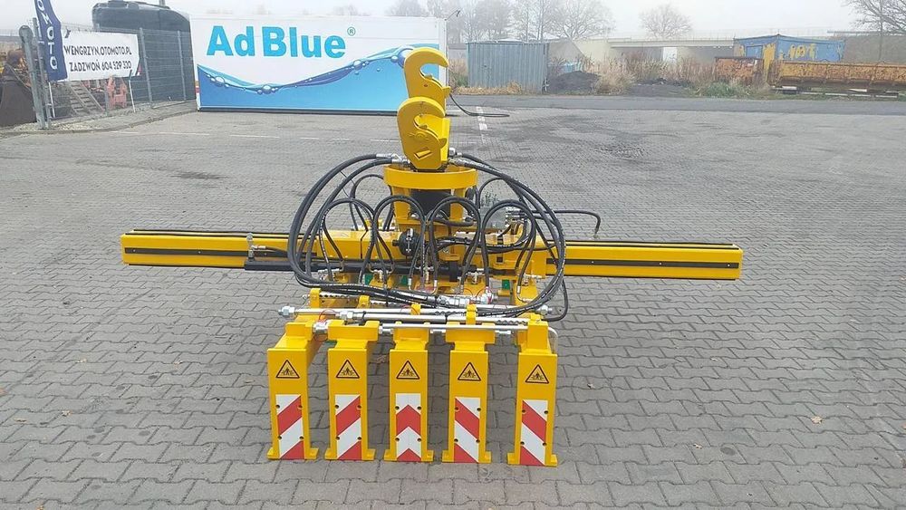 Nowy chwytak do rozkładania podkładów kolejowych WINDHOFF ASL 5