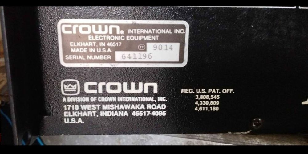 Selling Crown Macro Reference Power Amplifier64563915909633122