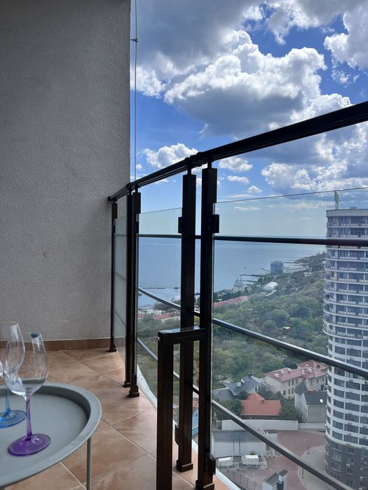 Аркадия, посуточно, Каманина, терраса, 44 жемчужина, вид моря!