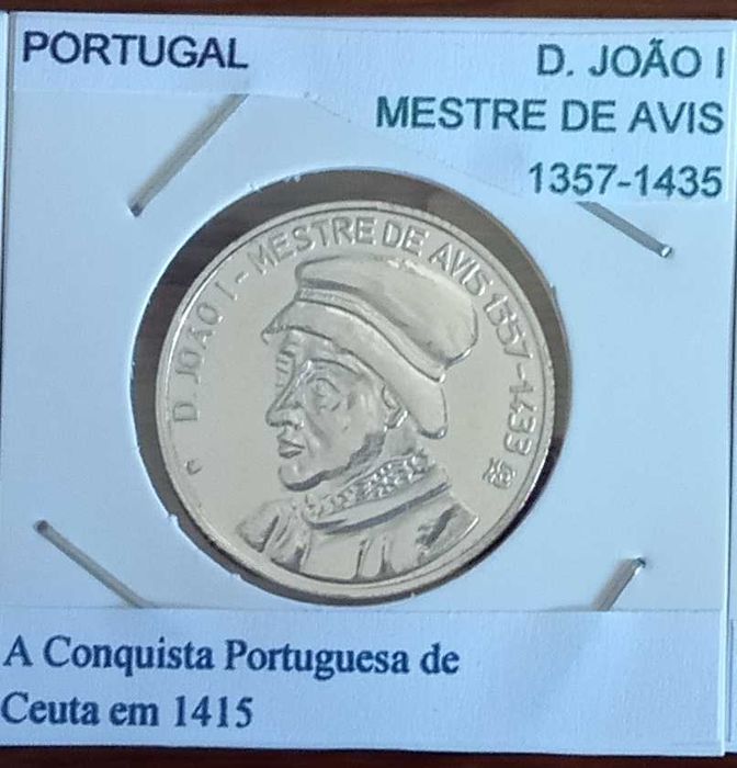D. João I - Mestre de Avis - - - Medalha em Prata