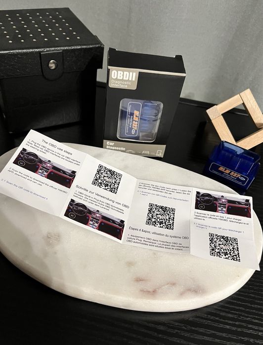 Interfejs diagnostyczny ELM 327 OBD2 bluetooth kostka obd II scaner