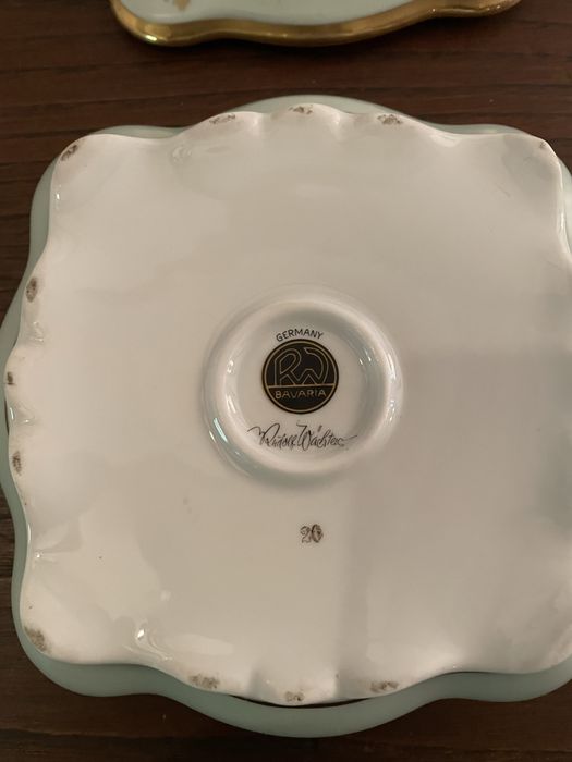 Caixa de porcelana da Baviera