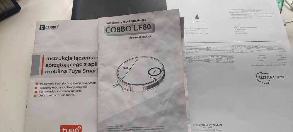 Cobbo LF 80 robót odkurzający, mopujący