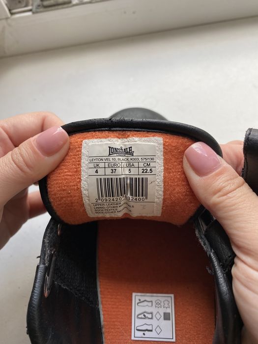 кеды  Lonsdale 37р унисекс