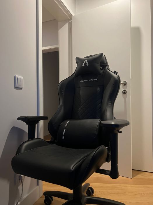 Cadeira Gaming Alpha Gamer Atena - Preto