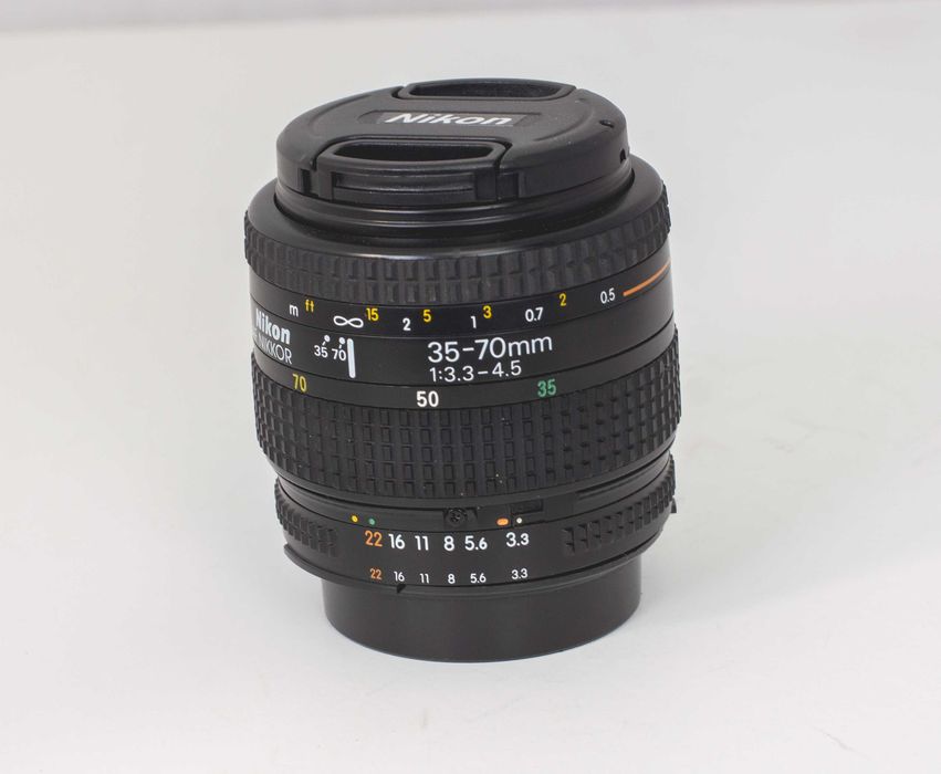 Nikon, lente 35-70mm, com macro, autofocus