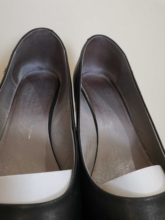 Czółenka półbuty skórzane na koturnie Karino 40 jak nowe