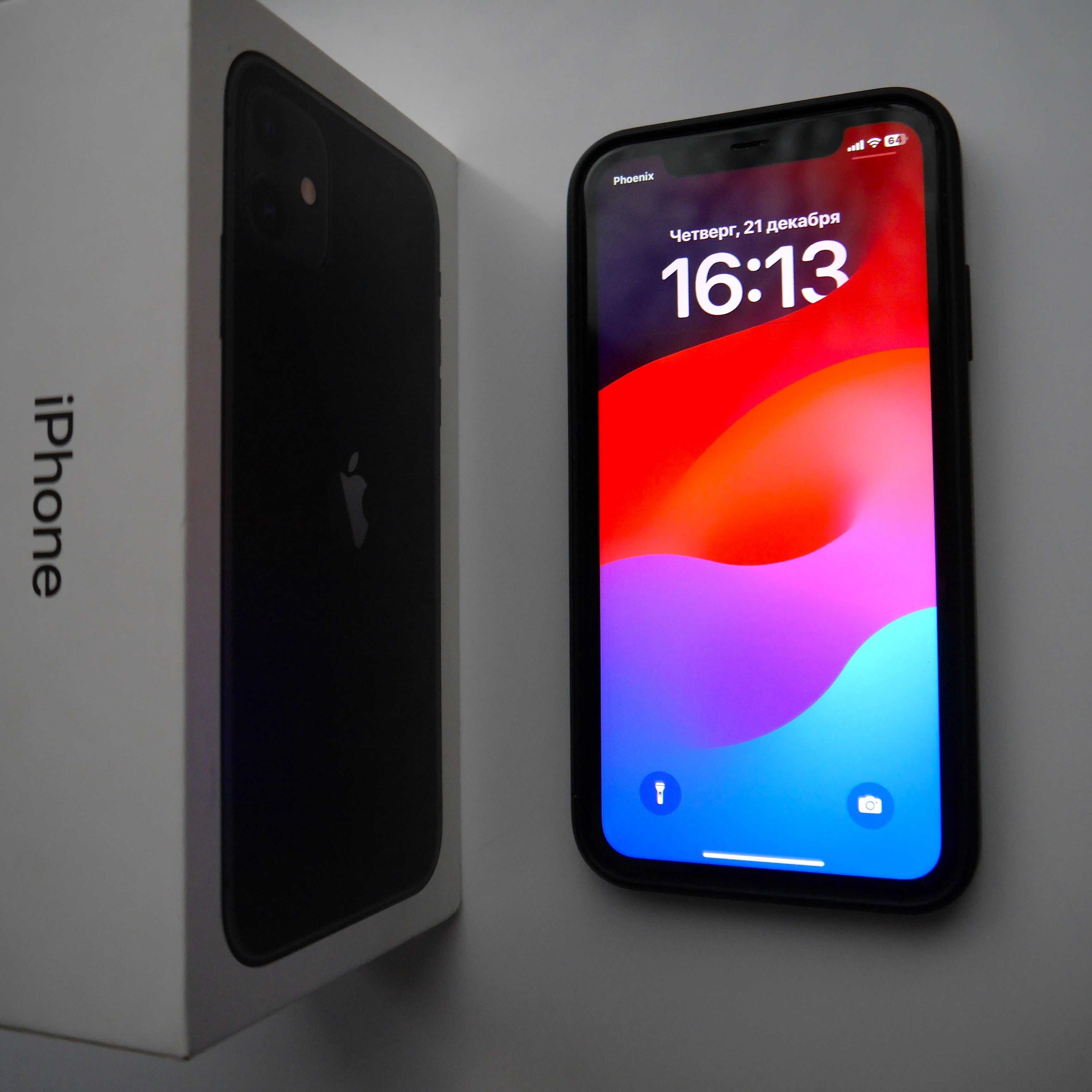 Iphone 11 Black 64 Gb: 10 000 грн. - Мобильные телефоны / смартфоны Макеевка  на Olx