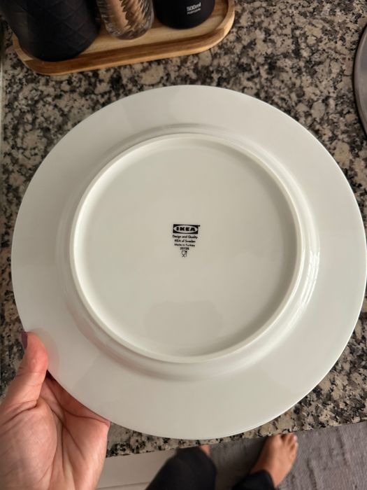 Pratos branco ofantilig ikea