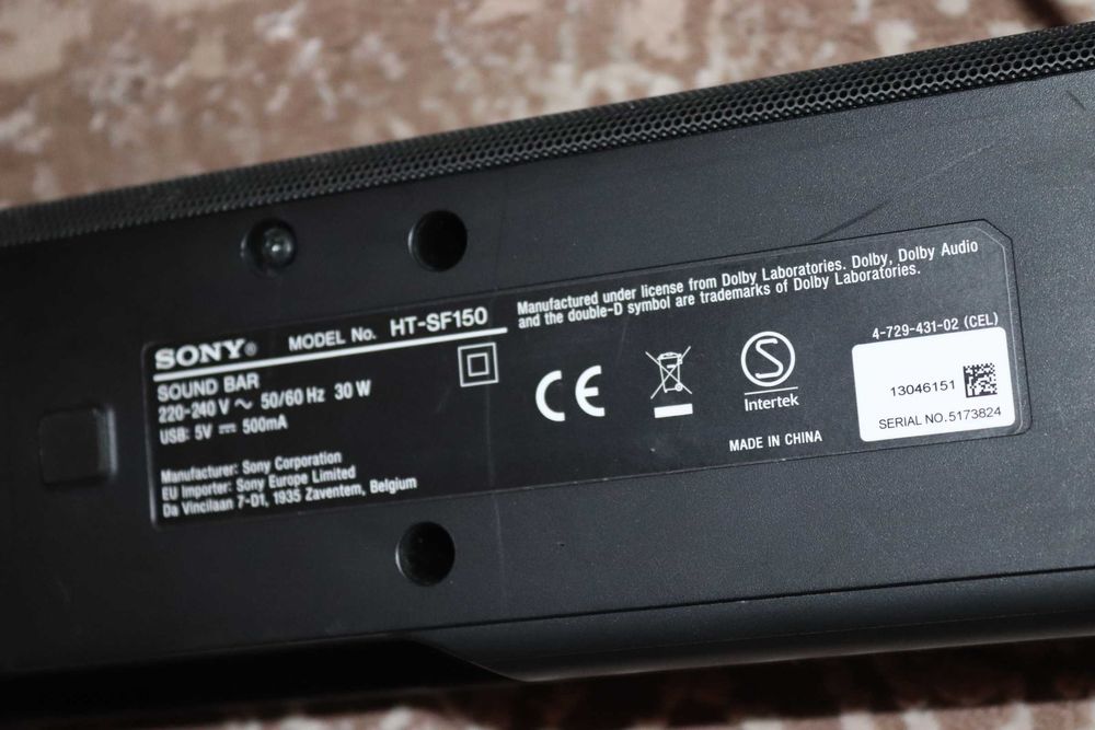 Телевізор Sony KD-65XE9005 + саундбар  Sony HT-SF150