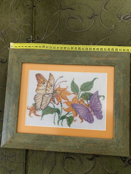 Картина вишита «Метелики»