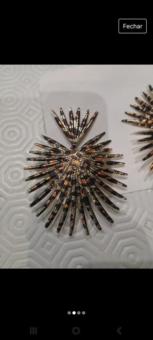 Brincos animal print