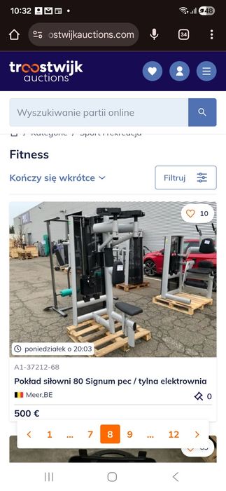TANIO SZYBKO Maszyna do przysiadów Hammer Strength V-Squat MTS