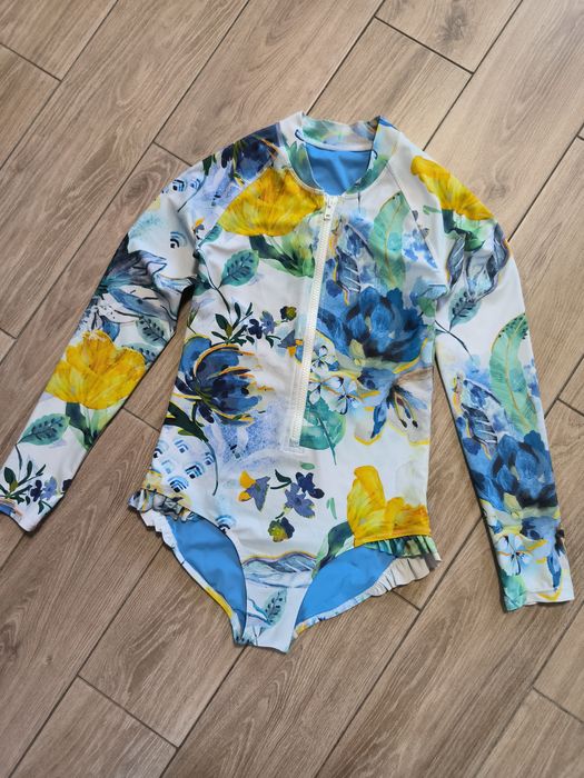 Next суцільний сонцезахисний купальник з рукавами для дівчинки 12 рокі