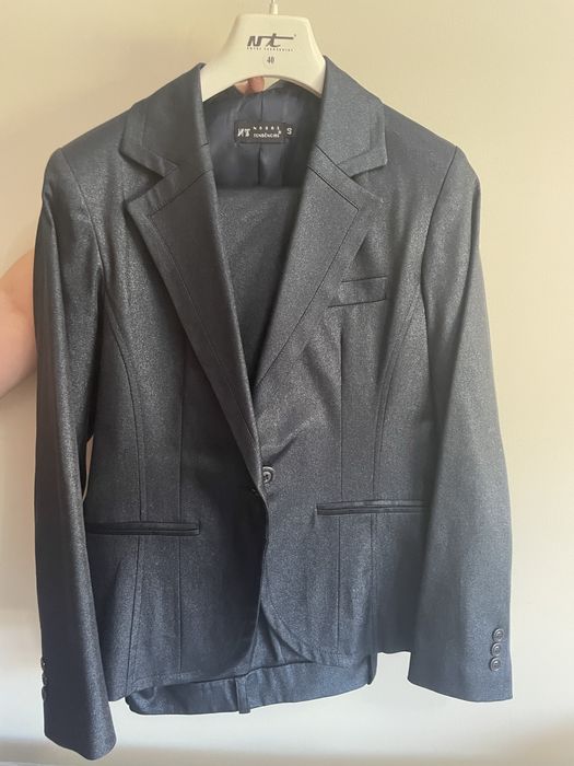 Fato senhora azul petroleo - tam 40