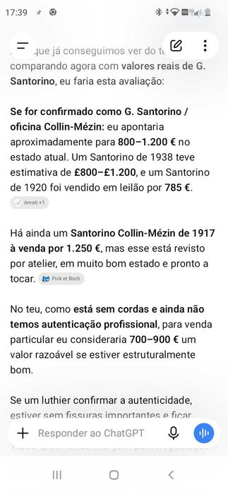 Violino Antigo. Oportunidade